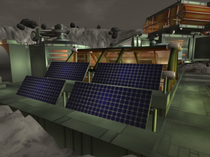 Лунная база в Second Life